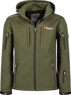 Produktbild von Geographical Norway Herren Softshell Übergangsjacke Model: Tunar, Farbe: Grün, Größe M