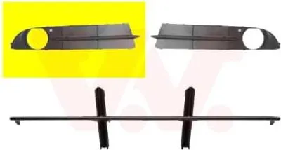 Produktbild von VAN WEZEL Lüftungsgitter Grill Stoßfänger für BMW 5 Limousine (E60)
