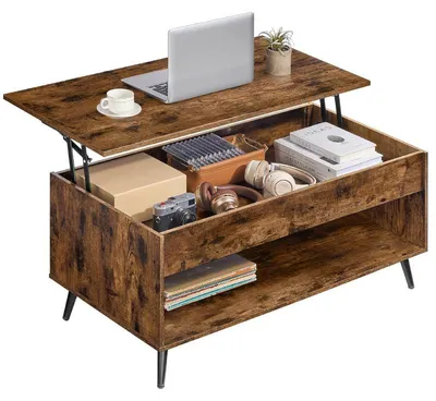 Obrázok produktu pre Konferenčný stolík s výsuvnou doskou, model LCT267KD01, rozmer 50 x 58,5 x 100 cm, farba hnedá
