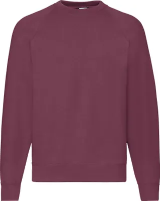 Produktbild von Fruit of the Loom - "Classic" Sweatshirt für Herren  Raglanärmel PC6399 (XL) (Burgunderrot)