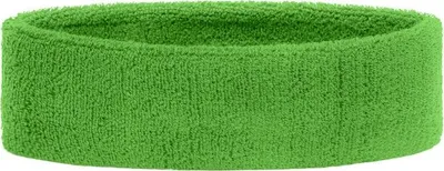 Produktbild von Frottee Stirnband für Sport und Freizeit lime-green, Gr. one size