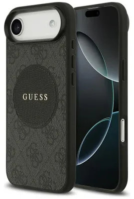 Image de Étui Guess 4G Circle Classic Logo MagSafe pour iPhone Air - noir