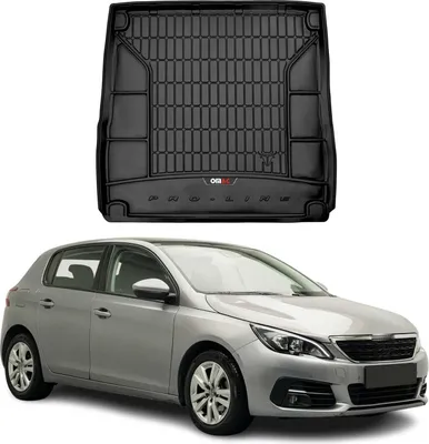 Zdjęcie produktu dla Gumowa wkładka bagażnika OMAC do Peugeot 308 kombi 2013-2021 Wkładka bagażnika TPE