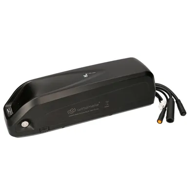 Produktbild von windmeile | Akku mit integriertem Block Controller und Samsung Zellen, 48V 250W 14Ah, Hailong Hülle, USB, Flaschenhalter, E-Bike, Elektro Fahrrad, Pedelec