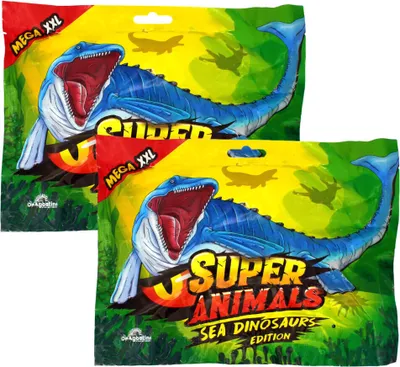 Produktbild von DeAgostini Super Animals - Sea Dinosaurs Edition - Sammelfigur Sea Dino - 2 Tüten