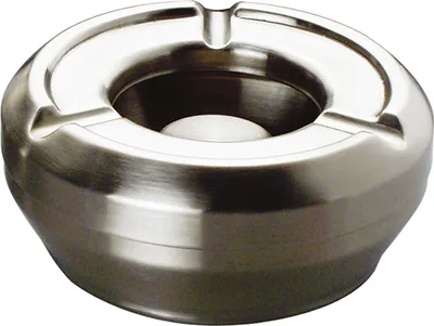Produktbild von Paderno Aschenbecher Edelstahl Ø10cm, Rund, Edelstahl, Edelstahl, 10 cm, 45 mm