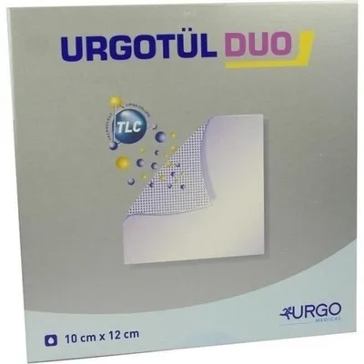Productafbeelding van Urgotül Duo, lipidokolloid wondverband met een dunne, steriele compresselaag, 10 stuks