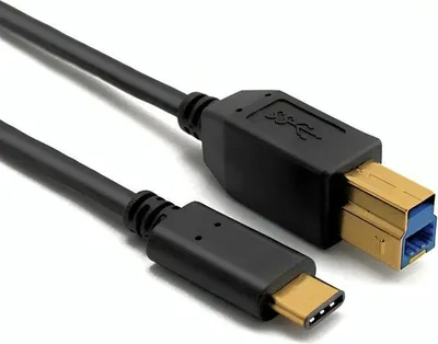 Image de Allteq ALTQ-UA-200, 0,5 m, USB C, USB B, USB 3.2 Gen 1 (3.1 Gen 1), 5 Gbit/s, noir