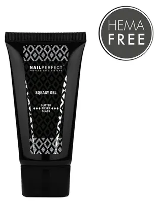 Produktbild von Nail Perfect - Sqeasy Gel Silberglanz - 60 g