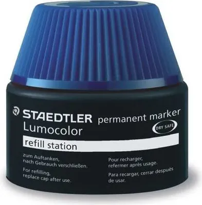 Zdjęcie produktu dla STAEDTLER Nachfülltinte Lumocolor perm blau
