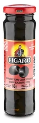 Obrázek produktu pro Černé olivy bez pecek Figaro 142 g