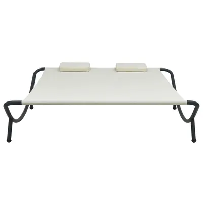 Produktbild von vidaXL Sonnenliege Stoff Creme