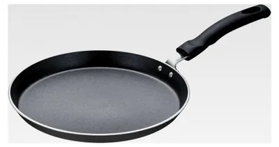 Produktbild von Crêpespfanne 25 cm aus recyceltem Aluminium, schwarz