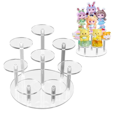 Produktbild von Acryl-Display, transparent, 8-lagig, für Desserts, Parfum, Cosmetik