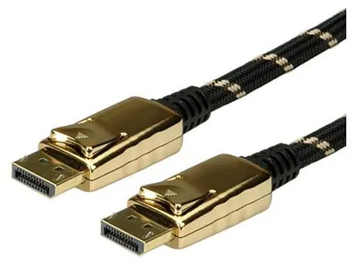 Produktbild von ROLINE GOLD DisplayPort Kabel, DP ST - ST, 1 m
