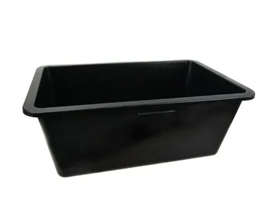 Produktbild von Rechteckige Bauwanne 80 Liter aus flexiblem Polypropylen, 775x500x310 mm