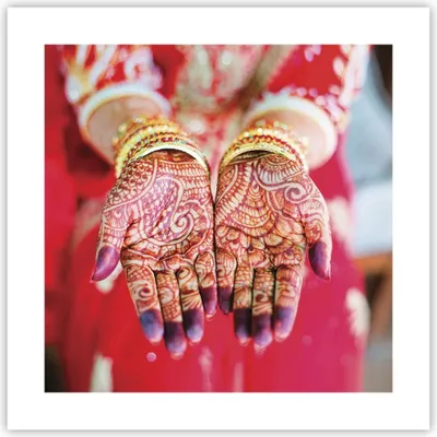 Produktbild von Poster - Poster ohne Rahmen - Hände orientalisch Muster - 40x40 cm - Wand Bild - Wanddeko - Wandbilder - Kunstposter - Wandposter - Bilder - Kunstdruck - Wanddekoration - Wandbild - P2XAC40x40-4848