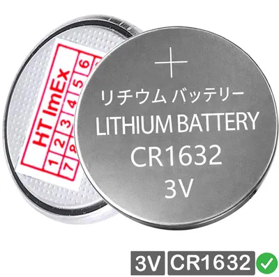Produktbild von CR1632 Blister Lithium Knopfzelle 3V 140 mAh ø16 x 3,2 mm Batterie