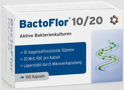 Produktbild von Bactoflor 10/20 Probiotisch Präbiotisch 100 Kapseln
