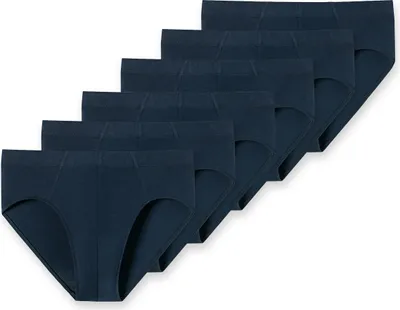 Produktbild von Schiesser 6er Pack 95/5 Organic Baumwolle Mini Slip / Unterhose Mit softem, tonalem Komfortbund, Extra bequemer Beinausschnitt, In perfekt sitzender, elastischer Single-Jersey-Qualität