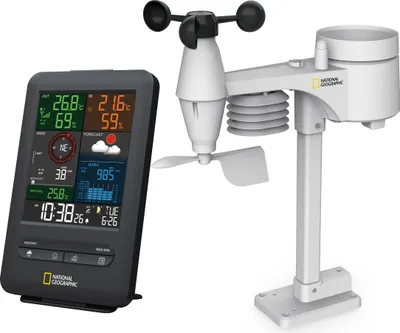 Produktbild von National Geographic Rc Wetterstation 5-in-1 Schwarz One Size / EU Plug Schwarz One Size