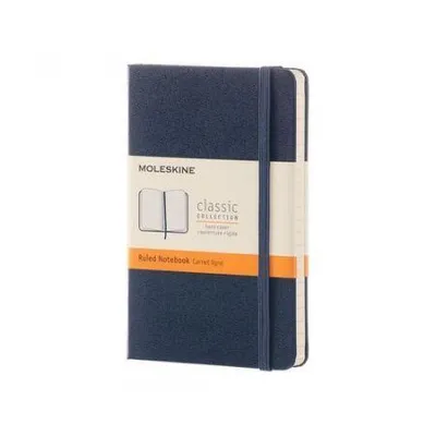 Zdjęcie produktu dla Moleskine Classic, Monochromatyczny, Niebieski, 240 ark., 70 g/m², Papier w linię, Twarda okładka