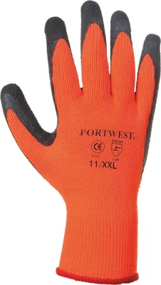 Immagine prodotto di Guanti da lavoro Portwest Thermal (A140) RW995 (Medio) (Arancione)