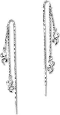 Produktbild von SilberDream Damen Ohrringe Ornament Zirkonia weiß Ohrhänger 925 Silber D2GSO440W