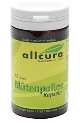 Produktbild von allcura Blütenpollen, Kapseln, 40 Stück