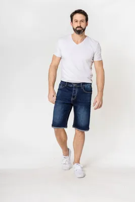 Produktbild von Shorts Denim Regular Fit Bleached Jeansshorts |