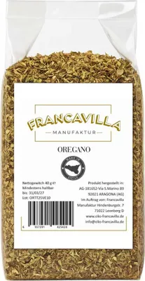 Produktbild von Reiner getrockneter Oregano 40g