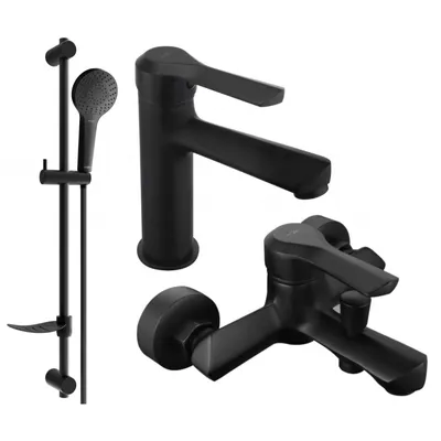 Zdjęcie produktu dla Mexen Sabre DF05 zestaw wannowy, czarny - 72103DF05-70