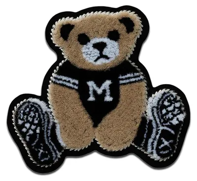 Obrázok produktu pre Mono-Quick Teddy M fluffy - nášivka, nažehľovacia nášivka, nášivka, nášivky, na nažehlenie, veľkosť: 6,7 x 7,8 cm