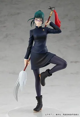 A figurine of Maki Zen'in from Jujutsu Kaisen.