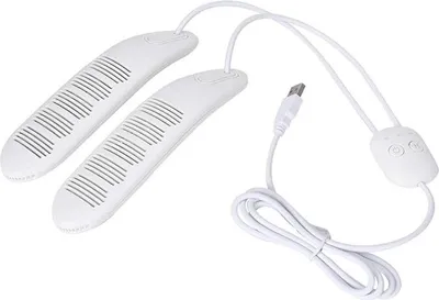 Produktbild von Schuhtrockner, elektrischer Schuhtrockner, USB, 5 V, intelligentes Timing, Desodorierung, Schuhstiefel-Trocknungsmaschine, 60 Grad (weiß)