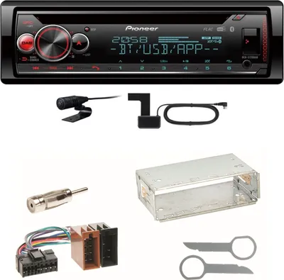 Produktbild von Pioneer DEH-S720DAB Bluetooth WAV WMA Einbauset für Mercedes SLK R170 W208 W210