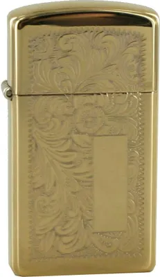 Produktbild von Zippo Slim Venetian High Polished Messing Leichter