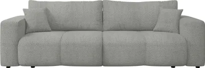 Produktbild von MIRJAN24 Sofa Furyn, Schlafsofa mit zwei Bettkästen und Schlaffunktion, Wellenfeder, zwei Dekorative Kissen (Farbe: Coral 75)