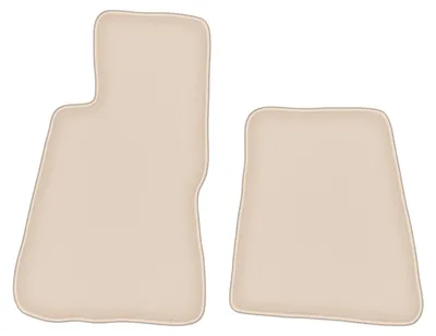 Produktbild von DURBAN Beige Velours-Fußmatten vorne für Smart Roadster Roadster (2002-2005)
