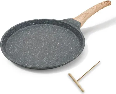 Zdjęcie produktu dla Patelnia do naleśników Bobikuke 20 cm z powłoką nieprzywierającą indukcja