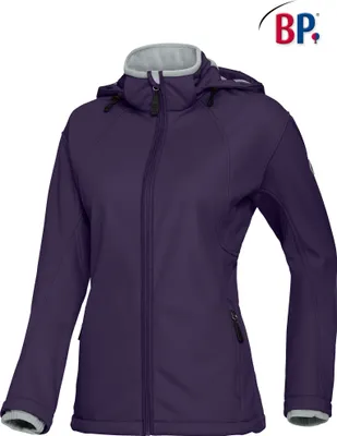 Produktbild von BP® Softshelljacke für Damen - aubergine - XSn