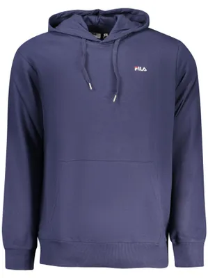 Produktbild von Herren-Kapuzenpullover Blau, Langarm, Kängurutasche & Stickerei