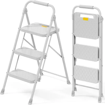 Productafbeelding van Inklapbare Trapladder met 3 Treden en Antislip