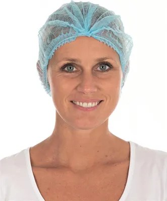 Zdjęcie produktu dla 10x Hygonorm 12106 Klipphauben Light blau ø 50 cm PP Beutel