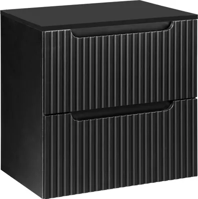 Produktbild von Waschtisch-Unterschrank 60cm, in schwarz, NEWPORT-56-BLACK