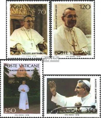 Produktbild von Briefmarken Vatikanstadt 1978 Mi 732-735 (kompl.Ausg.) postfrisch Johannes Paul I.