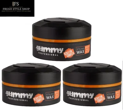 Produktbild von 3x FONEX Gummy Styling Wax Bright Max Hold 150 ML