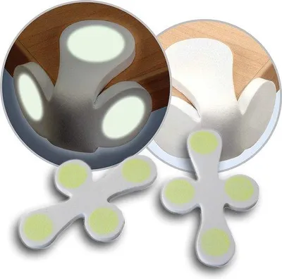 Image de Lot de 2 protections d'angle pour bébé - Table pour bébés - Sécurité - Protections d'angle de table