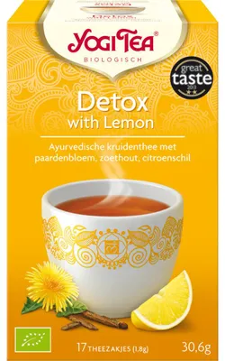 Produktbild von Yogi Tee Detox Zitrone pakje