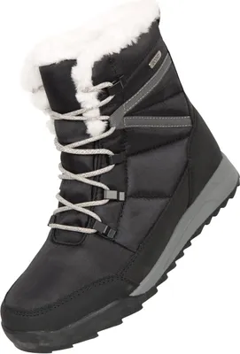 Produktbild von Mountain Warehouse - Damen Schneestiefel "Leisure II" MW1603 (41 EU) (Pechschwarz/Weiß)